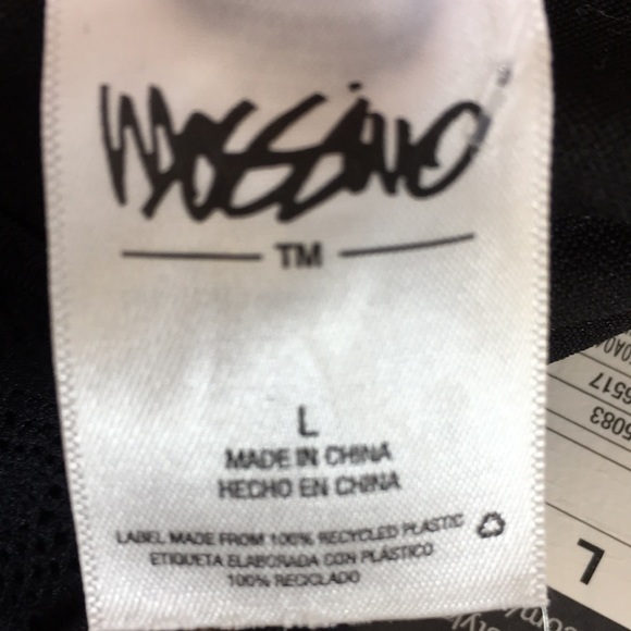 NWT Mossimo Swim Black One Piece Swimsuit Womens Large Halter - Picture 10 of 15